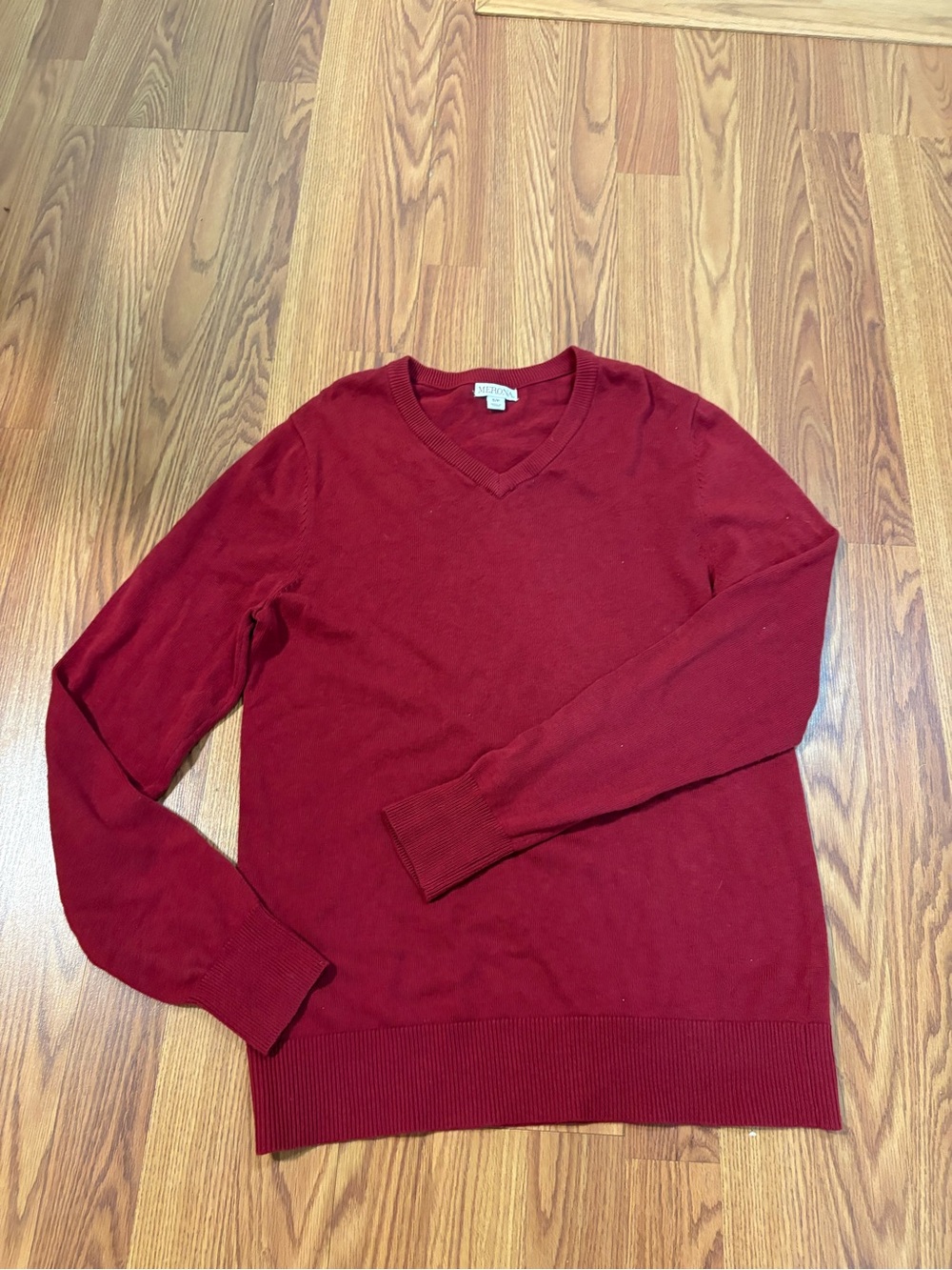 Merona Women's V-Neck Sweater - Wine Red